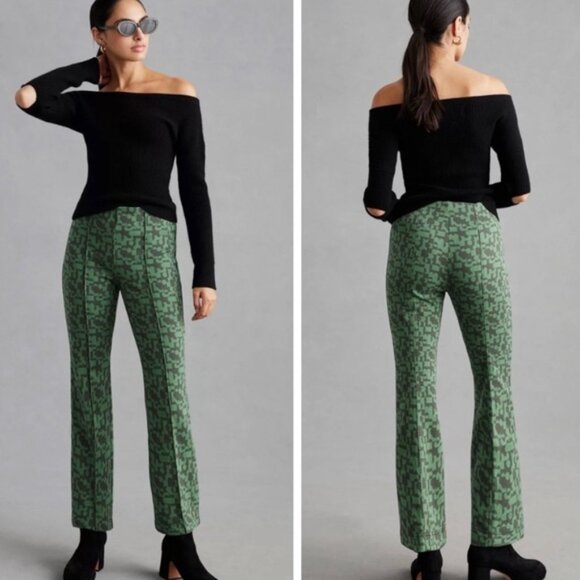 Maeve Pants - Maeve Anthropologie The Margot Kick Flare Pants Size XS NWT